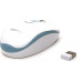 Omega OMEGA MYSZ BEZPRZEWODOWA MOUSE WIRELESS 1000/1200/1600 DPI WHITE-BLUE [45863]