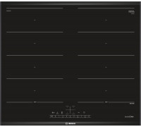 Bosch Bosch Serie 6 PXX695FC5E, Black, Built-in, 60 cm, Zone induction hob, Glass-ceramic, 4 zone(s)