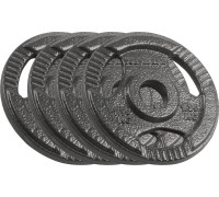 Rebel Active Set obciążeń cast ironch 4x1.25kg, otwór 31mm, plate z uchwytami, ACTIVE