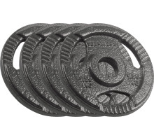 Rebel Active Set obciążeń cast ironch 4x1.25kg, otwór 31mm, plate z uchwytami, ACTIVE