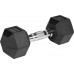 Rebel Dumbbells cast iron gumowane HEX 2x8 kg REBEL ACTIVE