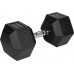 Rebel Hantel cast iron rubberized HEX 35 kg REBEL ACTIVE