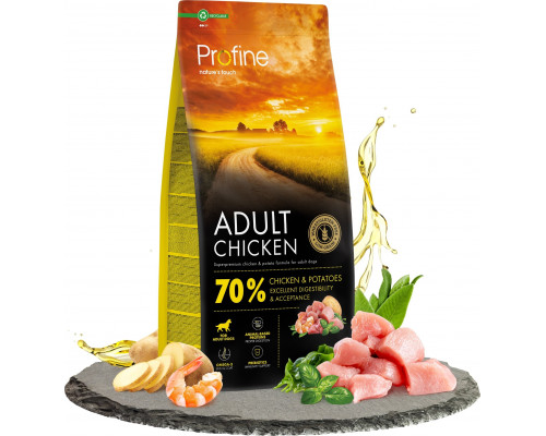 PROFINE Sucha karma Adult Chicken 12 kg
