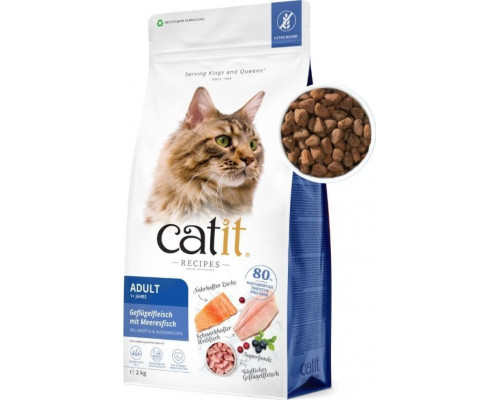 Catit Sucha karma dla kota Catit Recipies Adult Fish z drobiem i rybą 2kg
