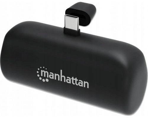 Manhattan MANHATTAN 5000 mAh USB Typ-C Stecker 10W schwarz