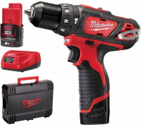 Milwaukee MILWAUKEE.UD.M12BPD-202X 30Nm 2x2.0Ah screwdriver