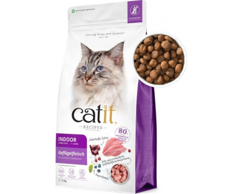 Catit Sucha karma dla kota Catit Recipies Indoor Adult z drobiem 2kg