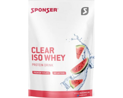 Sponser CLEAR ISOLATE WHEY Arbūzs 450g maisiņš (NEW 2025)