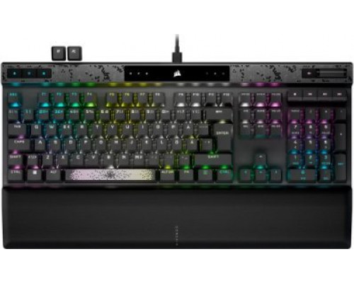 Corsair  | K70 MAX | Magnetic-Mechanical Gaming  | Wired | Nordic | Steel Grey | USB Type-A | CORSAIR MGX