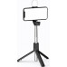 Selfie nūjiņa Hurtel Selfie nūjiņa WR1YXS teleskopisks tripods 0.71m ar apaļo lampu - black