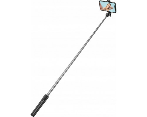 Selfie nūjiņa Hurtel Selfie nūjiņa WHS1Y teleskopisks tripods 1m ar turētāju telefonam - black