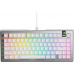 Glorious PC Gaming Race Glorious GMMK 3 Pro 75 % Custom Gaming-Tastatur - Pre-Built, ANSI (US), Fox Switches, silber
