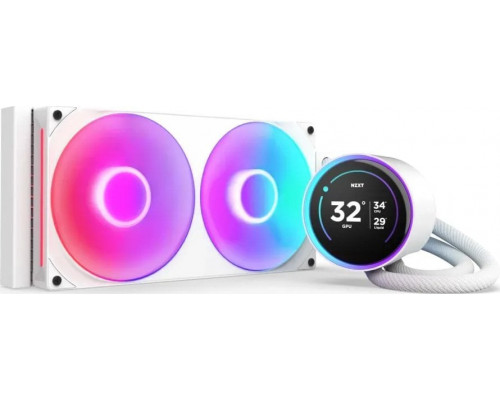 Nzxt NZXT KRAKEN Elite V2 280 RGB Wak Display White RL-KR28E-W2