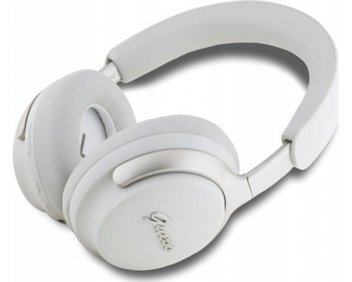 Guess Guess Bluetooth ANC Headphones GUBHC22PSFCSME Beige/Beige Metal Script Logo