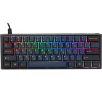 Ducky Ducky One 3 Pro Mini Nazca Line Gaming Tastatur, mechanisch, 8.000 Hz, Hot Swap, RGB - Cherry MX2A Speed Silver, ANSI (US)