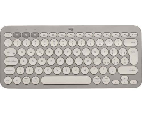 Logitech Logitech K380 klawiatura Bluetooth QWERTY Włoski Piaskowy