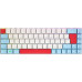 Cherry CHERRY MX-LP 2.1 Compact Wireless  Gaming RF Wireless + Bluetooth AZERTY Francuski Biały