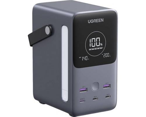 Ugreen 48000mAh Ugreen PB770, 2x USB + 4x USB-C, 300W (gray)