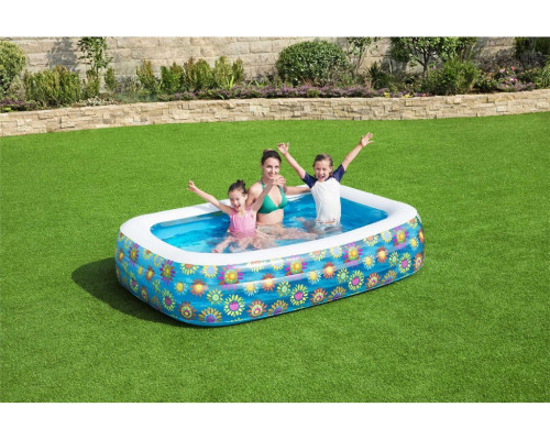 Bestway Inflatable swimming pool dla dzieci, blue, 229x152x56 cm Lumarko!