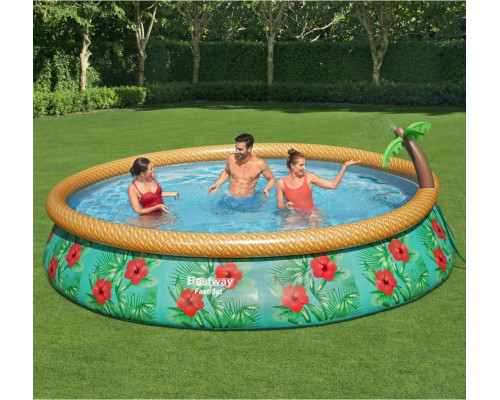 Bestway Inflatable swimming pool garden Fast Set Paradise Palms, 457x84 cm Lumarko!