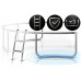Garden Trampoline Neo-Sport NeoSport Garden Trampoline 10ft/312cm With inner mesh i drabinką
