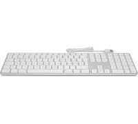 LMP Large Font USB Keyboard 110 keys wired USB keyboard with 2x USB and aluminum upper cover - Italian