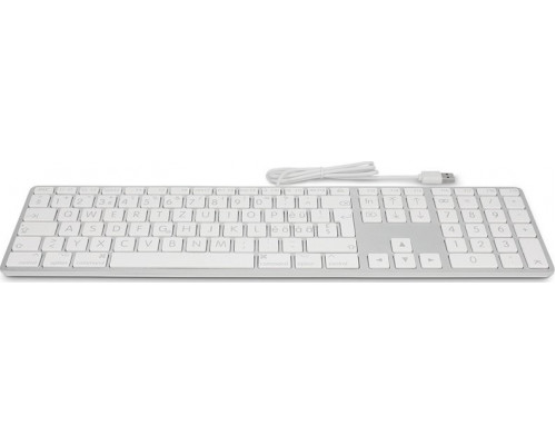 LMP Large Font USB Keyboard 110 keys wired USB keyboard with 2x USB and aluminum upper cover - Italian