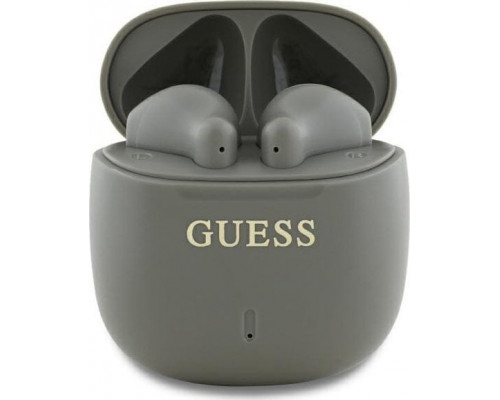 Guess Guess Bluetooth headphones GUTWSJ14ESGE TWS + docking station taupe Printed Classic Logo