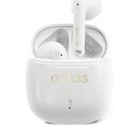 Guess Guess Bluetooth headphones GUTWSJ14ESGH TWS + docking station white/white Printed Classic Logo