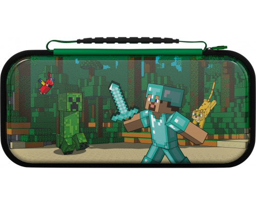 PDP PDP SWITCH Etui na konsole REALMwith  Minecraft Forest Battle Glow in the Dark