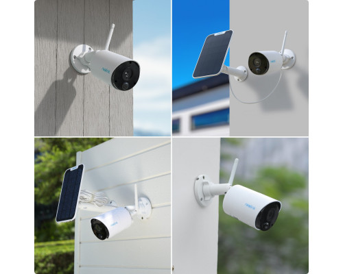 Reolink Reolink | Battery Wi-Fi Security Camera with Solar Panel | Argus Series B320 | Bullet | 3 MP | Fixed lens | IP65 | H.264 | Micro SD, Max. 128 GB
