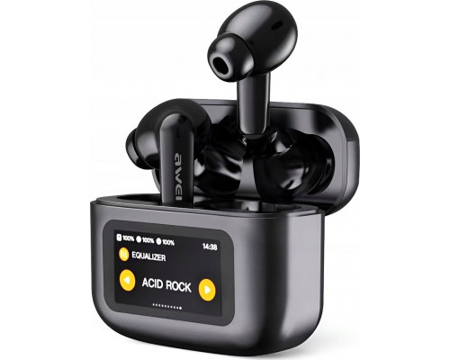 Awei AWEI Bluetooth 5.4 T56 ANC TWS headphones + docking station black/black