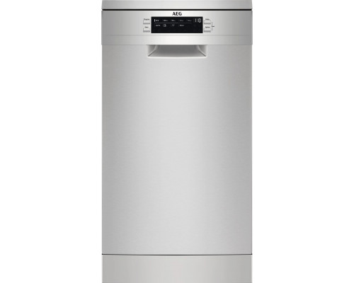 AEG 45 cm pločio ner.plieno spalvos indaplovė AEG FFB62427ZM