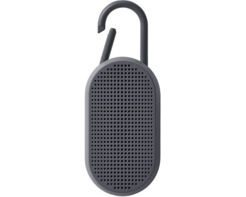 Lexon Lexon Mino T Waterproof Speaker with Stand and Carabiner Gray/Grey LA124G