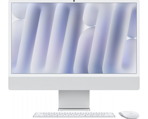 Apple APPLE 24inch iMac with Retina 4.5K display Apple M4 chip with 8core CPU and 8core GPU 16GB 256GB SSD Silver