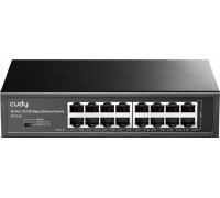 Cudy FS1016 network switch Fast Ethernet (10/100) Black