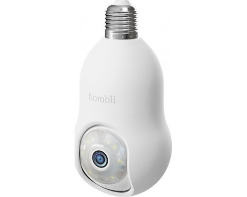 Hombli smarte outdoor Kamera, Bulb Cam 2K, weiß