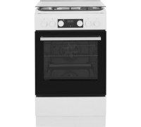Whirlpool Cooker | WS5G8CHW/E/1 | Hob type Gas | Oven type Electric | White | Width 50 cm | LED | Depth 60 cm | 60 L