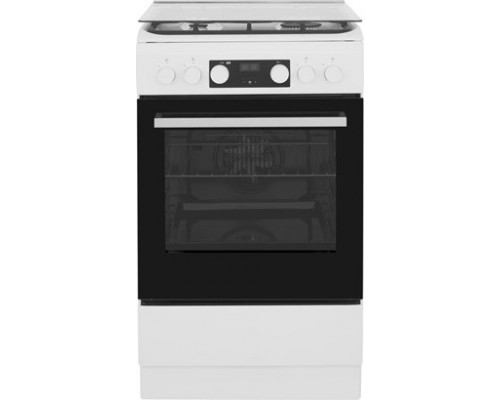 Whirlpool Cooker | WS5G8CHW/E/1 | Hob type Gas | Oven type Electric | White | Width 50 cm | LED | Depth 60 cm | 60 L