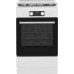 Whirlpool Cooker | WS5G8CHW/E/1 | Hob type Gas | Oven type Electric | White | Width 50 cm | LED | Depth 60 cm | 60 L