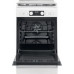 Whirlpool Cooker | WS5G8CHW/E/1 | Hob type Gas | Oven type Electric | White | Width 50 cm | LED | Depth 60 cm | 60 L