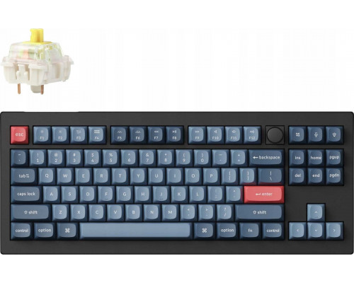 Keychron - V3 Max QMK/VIA Wireless Custom Mechanical Keyboard - mechaniczna Fully Assembled Knob Banana