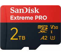 SD  SanDisk Extreme PRO MicroSDXC 2 TB Class 10 UHS-I/U3 A2 V30 (SDSQXCD-2T00-GN6MA)
