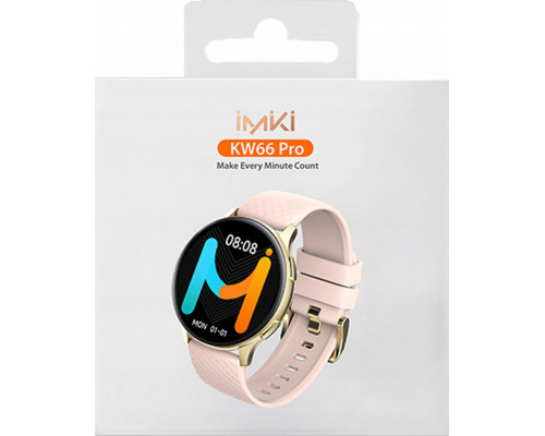 IMIKI - SMART WATCH IMIKI KW66PRO         GOLD-PINK