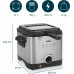 Princess 01.182612.01.001 Mini Fryer, Deep fryer, 1.5 L, 130 °C, 190 °C, China, Single