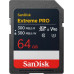 SD  SanDisk Extreme PRO SDXC 64 GB Class 10 UHS-II/U3 V90 (SDSDXDM-064G-GN4IN)