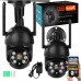 Zewnętrzna Wifi Obrotowa 8MPx Bezprzewodowa Ultra HD ZOOM CZARNA [TUYA BLACK]