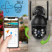 Zewnętrzna Wifi Obrotowa 8MPx Bezprzewodowa Ultra HD ZOOM CZARNA [TUYA BLACK]