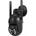 Zewnętrzna Wifi Obrotowa 8MPx Bezprzewodowa Ultra HD ZOOM CZARNA [TUYA BLACK]