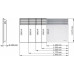Elektryczny grzejnik convectorowy TX - 2500 W IP20 wym. 890 x 450 x 80